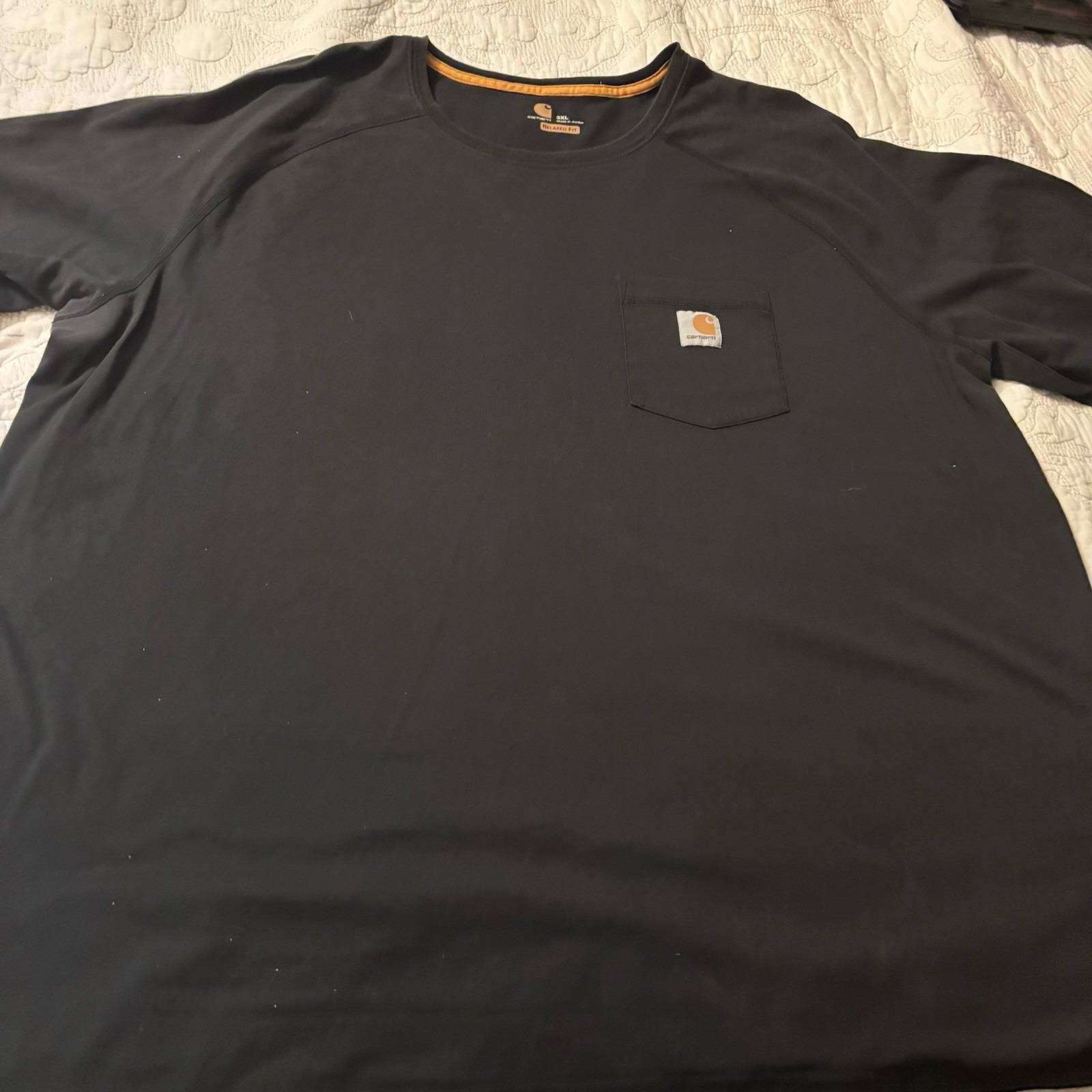 Carhartt Men's 3 Xl Relaxed Fit T-Shirt, Short Sleeves Crewneck Workwear